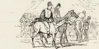 An illustration from La vie hors de chez soi (comédie de notre temps) l'hiver, le printemps, l'été, l'automne; études au crayon et à la plume (1876)