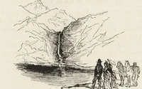 An illustration from La vie hors de chez soi (comédie de notre temps) l'hiver, le printemps, l'été, l'automne; études au crayon et à la plume (1876)