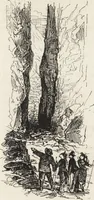 An illustration from La vie hors de chez soi (comédie de notre temps) l'hiver, le printemps, l'été, l'automne; études au crayon et à la plume (1876)