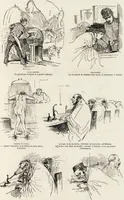 An illustration from La vie hors de chez soi (comédie de notre temps) l'hiver, le printemps, l'été, l'automne; études au crayon et à la plume (1876)