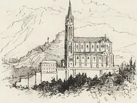 An illustration from La vie hors de chez soi (comédie de notre temps) l'hiver, le printemps, l'été, l'automne; études au crayon et à la plume (1876)