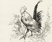 An illustration from La vie hors de chez soi (comédie de notre temps) l'hiver, le printemps, l'été, l'automne; études au crayon et à la plume (1876)