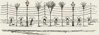Picture 33 of 461 from La vie hors de chez soi (comédie de notre temps) l'hiver, le printemps, l'été, l'automne; études au crayon et à la plume (1876), leaf 54