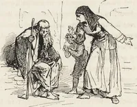 An illustration from La vie hors de chez soi (comédie de notre temps) l'hiver, le printemps, l'été, l'automne; études au crayon et à la plume (1876)