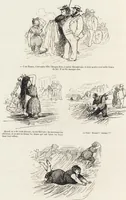 An illustration from La vie hors de chez soi (comédie de notre temps) l'hiver, le printemps, l'été, l'automne; études au crayon et à la plume (1876)
