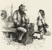 Picture 383 of 461 from La vie hors de chez soi (comédie de notre temps) l'hiver, le printemps, l'été, l'automne; études au crayon et à la plume (1876), leaf 584