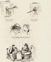 An illustration from La vie hors de chez soi (comédie de notre temps) l'hiver, le printemps, l'été, l'automne; études au crayon et à la plume (1876)