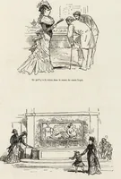 Picture 396 of 461 from La vie hors de chez soi (comédie de notre temps) l'hiver, le printemps, l'été, l'automne; études au crayon et à la plume (1876), leaf 610