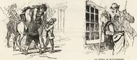 An illustration from La vie hors de chez soi (comédie de notre temps) l'hiver, le printemps, l'été, l'automne; études au crayon et à la plume (1876)