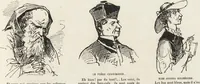 An illustration from La vie hors de chez soi (comédie de notre temps) l'hiver, le printemps, l'été, l'automne; études au crayon et à la plume (1876)