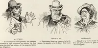 An illustration from La vie hors de chez soi (comédie de notre temps) l'hiver, le printemps, l'été, l'automne; études au crayon et à la plume (1876)