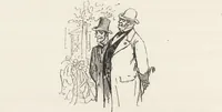 An illustration from La vie hors de chez soi (comédie de notre temps) l'hiver, le printemps, l'été, l'automne; études au crayon et à la plume (1876)