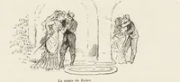 Picture 424 of 461 from La vie hors de chez soi (comédie de notre temps) l'hiver, le printemps, l'été, l'automne; études au crayon et à la plume (1876), leaf 628