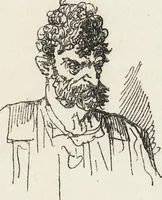 An illustration from La vie hors de chez soi (comédie de notre temps) l'hiver, le printemps, l'été, l'automne; études au crayon et à la plume (1876)