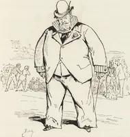 An illustration from La vie hors de chez soi (comédie de notre temps) l'hiver, le printemps, l'été, l'automne; études au crayon et à la plume (1876)