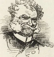 An illustration from La vie hors de chez soi (comédie de notre temps) l'hiver, le printemps, l'été, l'automne; études au crayon et à la plume (1876)