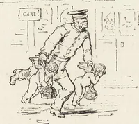 Picture 459 of 461 from La vie hors de chez soi (comédie de notre temps) l'hiver, le printemps, l'été, l'automne; études au crayon et à la plume (1876), leaf 668