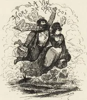 Picture 460 of 461 from La vie hors de chez soi (comédie de notre temps) l'hiver, le printemps, l'été, l'automne; études au crayon et à la plume (1876), leaf 676