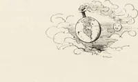 An illustration from La vie hors de chez soi (comédie de notre temps) l'hiver, le printemps, l'été, l'automne; études au crayon et à la plume (1876)
