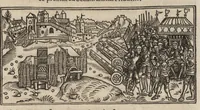 An illustration from Nanceidos : opus de bello Nanceiano, hac primum exaratvra elimatissime nvperrime in lvcem emissvm (1518)