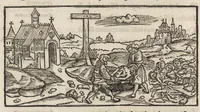 An illustration from Nanceidos : opus de bello Nanceiano, hac primum exaratvra elimatissime nvperrime in lvcem emissvm (1518)