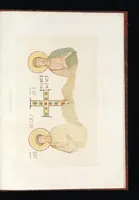 An illustration from Catacombes de Rome : architecture, peintures murales, lampes, vases, pierres précieuses gravées, instruments, objets divers, fragments de vases en verre doré, inscriptions, figures et symboles gravés sur pierre (1851)