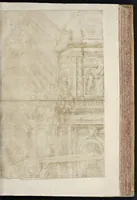 An illustration from L'idea di vn prencipe et eroe christiano in Francesco I. d'Este di Modona e Reggio dvca VIII., generalissimo dell'arme reali di Francia in Italia, &c. : effigiata co'profili delle virtv da prencipi svoi maggiori ereditate : rappresentata alla publica luce co'l funerale apparato sposto nelle solenni eseqvie dall'Altezza serenissima di Alfonso IV. svo primogenito alla gloriosa ed'immortale sva memoria l'anno M.DC.LIX. alli ii. di aprile in Modona celebrate (1659)