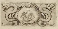 An illustration from L'idea di vn prencipe et eroe christiano in Francesco I. d'Este di Modona e Reggio dvca VIII., generalissimo dell'arme reali di Francia in Italia, &c. : effigiata co'profili delle virtv da prencipi svoi maggiori ereditate : rappresentata alla publica luce co'l funerale apparato sposto nelle solenni eseqvie dall'Altezza serenissima di Alfonso IV. svo primogenito alla gloriosa ed'immortale sva memoria l'anno M.DC.LIX. alli ii. di aprile in Modona celebrate (1659)