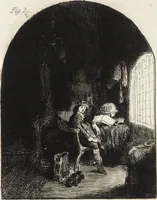 An illustration from A practical treatise on painting : in three parts ; consisting of hints on composition, chiaroscuro, and colouring ; the whole illustrated by examples from the Italian, Venetian, Flemish, and Dutch schools (1827)
