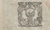 An illustration from Lvcidario di recami : nel qval si contengo molte & varie sorti di dissegni : a pvnti in aere, et pvnti tagliaci & a fogliami & con figure, & di piu altre maniere, come al presente si vsano non piu venute in luce : per leqvli ogni elevato ingegno potrà in diuersi modi commodissimamamente seruirsi (1563)