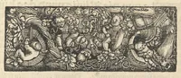 An illustration from Des hochberümptesten Geschicht Schreybers Justini warhafftige Hystorien, die er auss Trogo Pompeio gezoge[n] vn[d] inn vierzig vier Bücher aussgeteylt darinn er von vil Künigreychen der Welt wie die auff vnnd Abgang genom[m]en beschryben (1531)