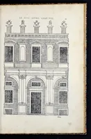 An illustration from Reigles generales de l'architecture, sur les cincq manieres d'edifices : ascauoir, thuscane, doricq̄, ioniq̄, corinthe, & cōposite, auec les exemples danticquitez, selon la doctrine de Vitruue (1542)