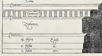 Picture 18 of 36 from Reigles generales de l'architecture, sur les cincq manieres d'edifices : ascauoir, thuscane, doricq̄, ioniq̄, corinthe, & cōposite, auec les exemples danticquitez, selon la doctrine de Vitruue (1542), leaf 75