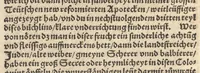 An illustration from Der drit Theyl der kleynen teütschen Apoteck, oder, Confectbüchlins von rechtem vnnd nutzlichem Gebrauch ordenlicher Vermischung vnd zů bereyttung aller Laxatiuen purgierender oder treibender Artzney, eynfacher, gemeyner vnuermischter, auch vermischter Stuck, mancherley Compositzen von Latwergen, Täflin, Getränck, Puluer, Clyster, Stůlzäpflin, Pillen vnd dergleichen den Leib zůreynigen vnd purgieren ... sampt notwendiger Erklärung jr Natur, Krafft vnd Würckung, auch wie solche auff das best erwölet warhafftig erkennet, vnd rechtgeschaffen bereyttet werden sollen für mancherley Kranckheyt menschlichs Leibs (1552)