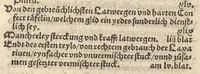 An illustration from Der drit Theyl der kleynen teütschen Apoteck, oder, Confectbüchlins von rechtem vnnd nutzlichem Gebrauch ordenlicher Vermischung vnd zů bereyttung aller Laxatiuen purgierender oder treibender Artzney, eynfacher, gemeyner vnuermischter, auch vermischter Stuck, mancherley Compositzen von Latwergen, Täflin, Getränck, Puluer, Clyster, Stůlzäpflin, Pillen vnd dergleichen den Leib zůreynigen vnd purgieren ... sampt notwendiger Erklärung jr Natur, Krafft vnd Würckung, auch wie solche auff das best erwölet warhafftig erkennet, vnd rechtgeschaffen bereyttet werden sollen für mancherley Kranckheyt menschlichs Leibs (1552)