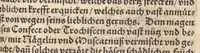 An illustration from Der erste [-ander] Theyl der kleynen teütschen Apoteck, Confect oder Latwergen Büchlins : darin[n] begriffen warhafftige, künstliche, gerechte Vnderweysung vn[nd] Anzeygung aller Latwergen, Confect, Conseruen, Einbeytzungen vnnd Einmachungen von macherley Früchten, Blůmen, Kreüttern vn[nd] Wurtzeln, sampt andern künstlichen vnd anmütigen Stucken, wie solche inn den Apotecken gemacht vnd inn grossem Werdt gehalten vnd verkaufft werden ... auch nützliche Erklärung der Natur, Krafft vnnd Würckung diser Stuck, warzů ein jedes nutzlich gebraucht werden mög zeitlichs Leben zůerhalten vnd schwäre Kranckheyt zůuertreiben (1559)