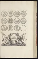 An illustration from Numismata pontificum Romanorum quae a tempore Martini V. usque ad annum M. DC. XCIX vel authoritate publica, vel privato genio in lucem prodiere (1699)