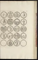 An illustration from Numismata pontificum Romanorum quae a tempore Martini V. usque ad annum M. DC. XCIX vel authoritate publica, vel privato genio in lucem prodiere (1699)