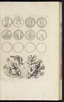 An illustration from Numismata pontificum Romanorum quae a tempore Martini V. usque ad annum M. DC. XCIX vel authoritate publica, vel privato genio in lucem prodiere (1699)