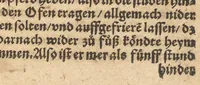 An illustration from Die Gartengesellschafft : das ander Theil dess Rollwagens : darinn mancherley frölich Gsprech, Schimpfreden, Speywerck vnnd sonst kurtzweilige Schwenck vnnd Bossen, von Historien vnnd Fabeln zů finden : in Gärten, Zechen vnnd auff dem Feld, sehr lustig zů lesen ; jetzt widerumb von newem mit Fleiss vbersehen, gemehrt, vnd mit schönen Figuren geziert, sampt einem ordenlichen Register (1565)