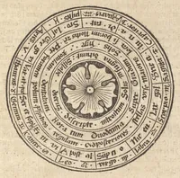 An illustration from Himels Lauffs Wirckung vnd natürliche Influentz der Planeten, Gestirn vnd Zeychen : auss Grund der Astronomei, nach jeder Zeit, Jar, Tag vnd Stunden Constellation : In Natiuiteten, zur Artznei, Wolfart, vnd allem Leben der Menschen zuwissen von Nöten : mitsampt astronomischer vnd mathematischer Instrument, als Astrolabien, Quadranten, Compäst, Sonnuhren vnd Nocturnal, künstlicher Zůrichtung vnd nützlichem Gebrauch : alles Innhalt beigelegten Registers (1564)