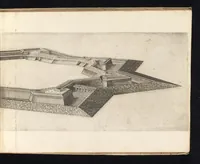Picture 12 of 26 from Prospettiva di fortificationi dell'ingegnere et capitano Girolamo Portigiani Fioren[tin]o : nella quale rimirando ciascheduno professore esperto dell'arte della militia, potrà in un subito come in uno specchio uedere tutto qucllo quasi, che altroue alla lunga & del fabricare & del difendere & dell'espugnar fortezze, letto, ò in ca[m]pagna, in fatto praticato hauessi .. (1648), leaf 50