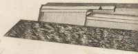 An illustration from Prospettiva di fortificationi dell'ingegnere et capitano Girolamo Portigiani Fioren[tin]o : nella quale rimirando ciascheduno professore esperto dell'arte della militia, potrà in un subito come in uno specchio uedere tutto qucllo quasi, che altroue alla lunga & del fabricare & del difendere & dell'espugnar fortezze, letto, ò in ca[m]pagna, in fatto praticato hauessi .. (1648)