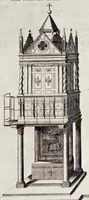 An illustration from Basilicae s. Mariae Maioris de Vrbe a Liberio Papa I. usque ad Pavlvm V. Pont. Max., lib. XII (1621)
