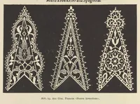 Picture 2 of 10 from Entwicklungsgeschichte der Spitze : mit Besonderer Rücksicht auf die Spitzen-Sammlung des K.K. Österreichischen Museums für Kunst und Industrie in Wien (1910), leaf 77