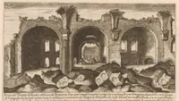 Picture 4 of 24 from Vestigi delle antichità di Roma, Tivoli, Pozzvolo et altri lvochi (1660), leaf 14