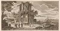 Picture 20 of 24 from Vestigi delle antichità di Roma, Tivoli, Pozzvolo et altri lvochi (1660), leaf 90