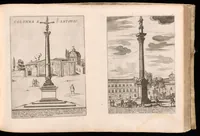 An illustration from Nova racolta degl'obelischi et colonne antiche, dellalma Citta di Roma con le sve dichiaratione (1655)