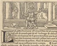 An illustration from Le promptuaire des conciles de leglise catholique, auec les scismes & la differe[n]ce diceulx (1533)
