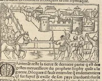 An illustration from Le promptuaire des conciles de leglise catholique, auec les scismes & la differe[n]ce diceulx (1533)